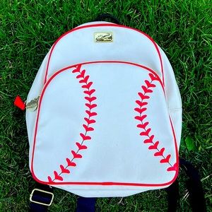 *RARE* Betsey Johnson baseball backpack